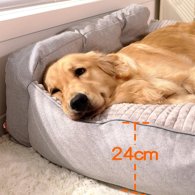 Cozy Nest Dog Bed – Warm Cushioned Bed for Medium to Large Dogs