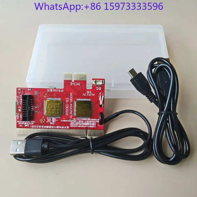 Debug Diagnostic Test Card for Computer Motherboard CPU Memory Graphic Card Fault Detection Support USB Port Maintenance Spare