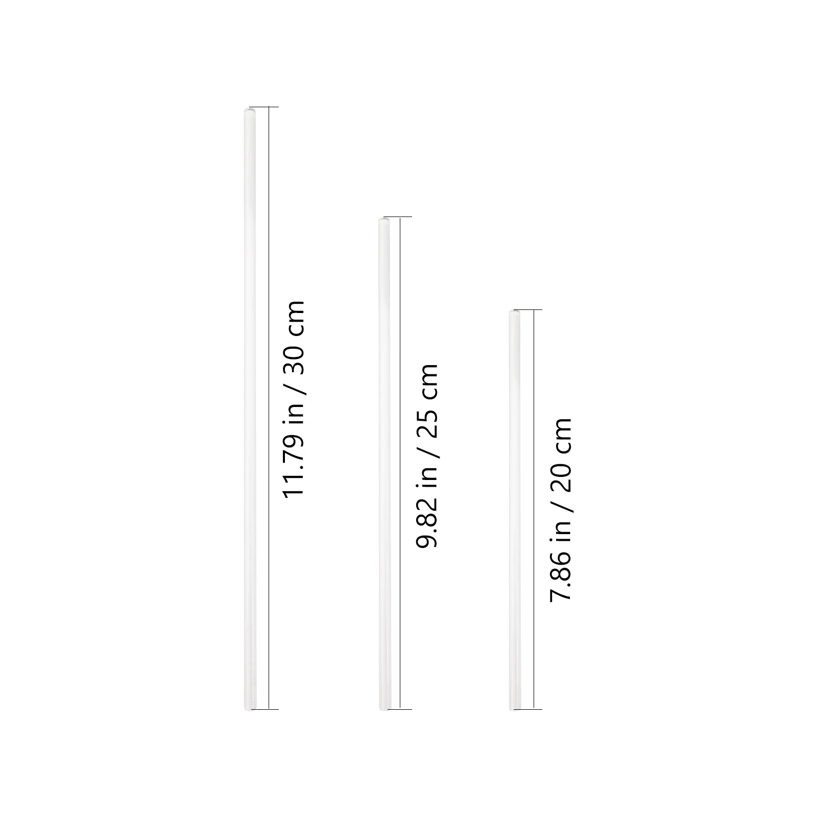 

6Pcs Glass Stirring Rods Polished Smooth Ends Ideal for Labs Biochemical Glass Stirring Rods