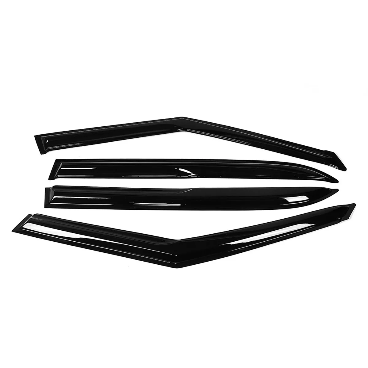 New 4xCar Window Wind Deflectors Tinted Window Visors Sun Rain Guard Vent Deflectors Awning Shelter For Hyundai For Creta 2021+