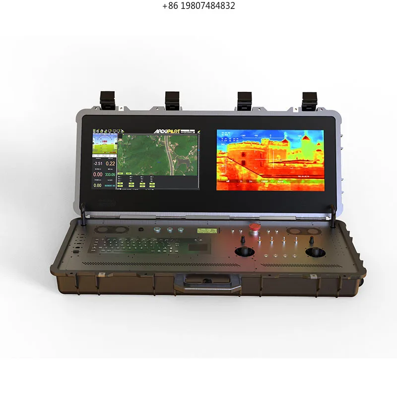 Commercial Drones Big Drones IP67 Protection 256G SSD Storage Dual-Person Custom Unmanned Ground Station Dual-Screen Fixed-Wing