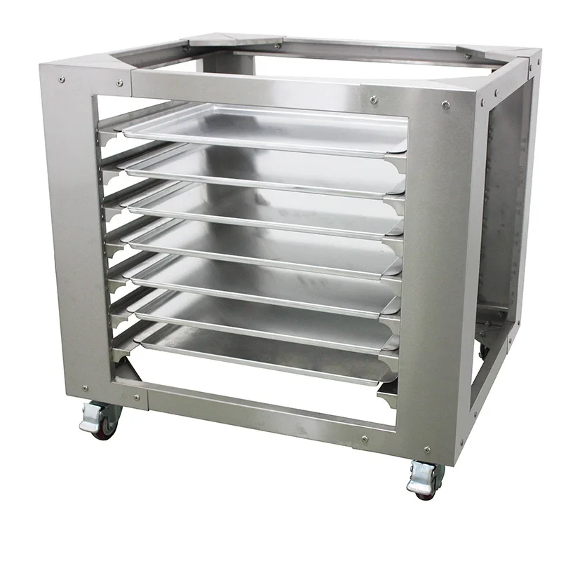 7 pallets stainless steel shelf baking equipment cart for food