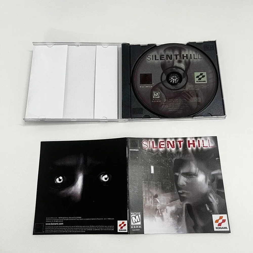 PS1 سايلنت هيل/تومبا نسخة المضغوط مع لعبة القرص اليدوي حرق القرص المضغوط فتح وحدة التحكم سائق بصري ريترو لعبة فيديو قراءة القرص المضغوط