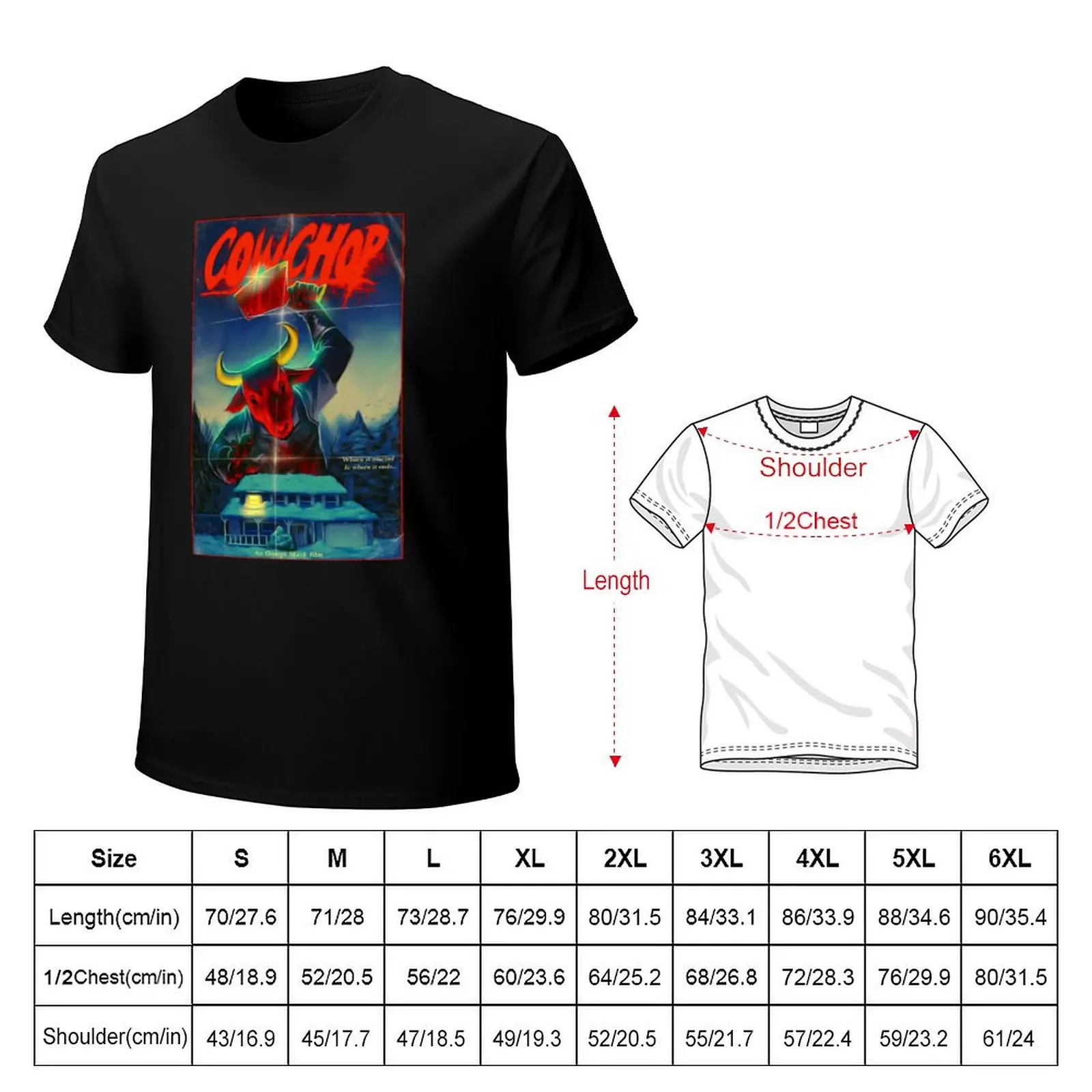 Cow chop T-Shirt Urban Style Print T-Shirt