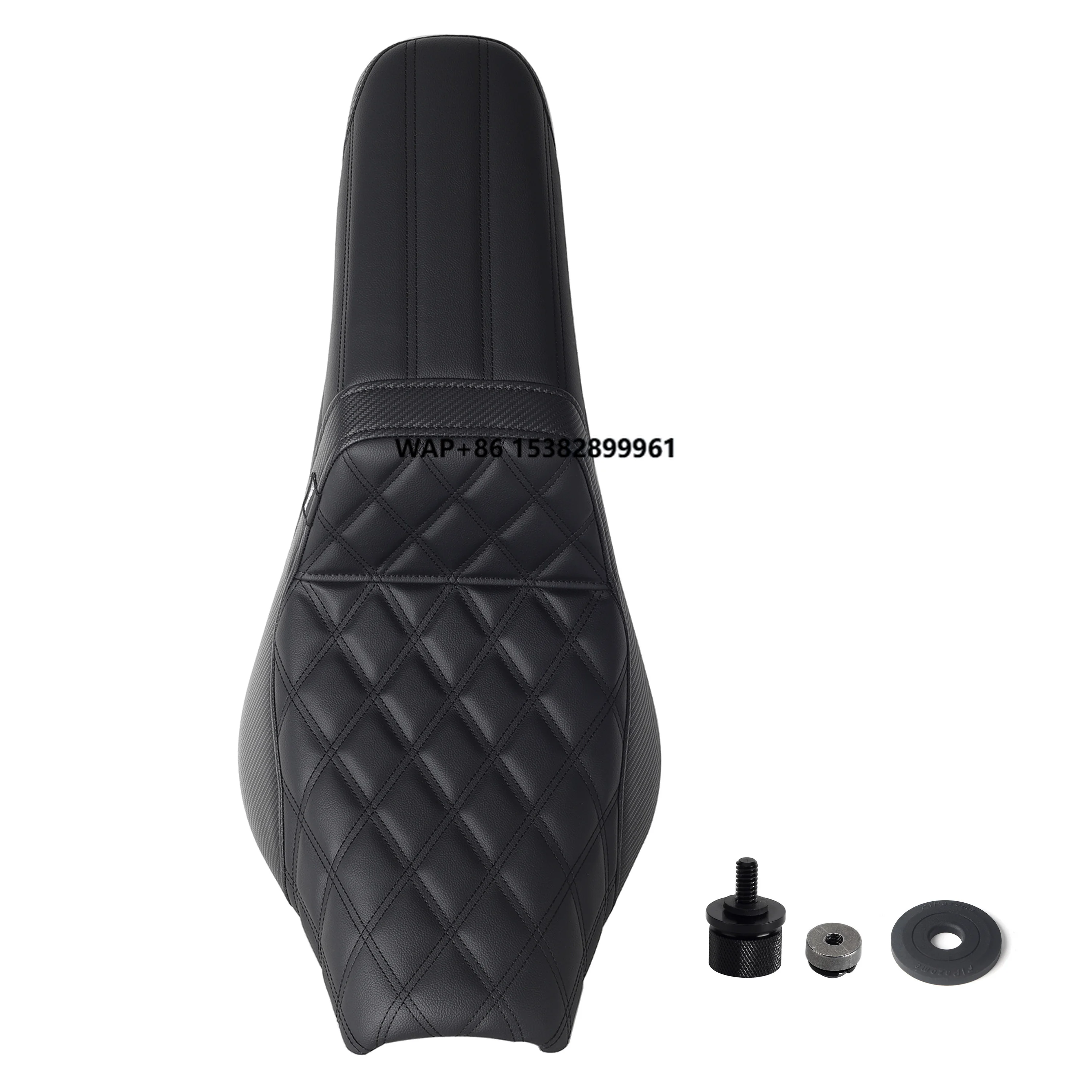 Luxury Gel-Infused Ergonomic Motorcycle Seat Cushion for Softail Street Bob Slim Standard 2018-2024