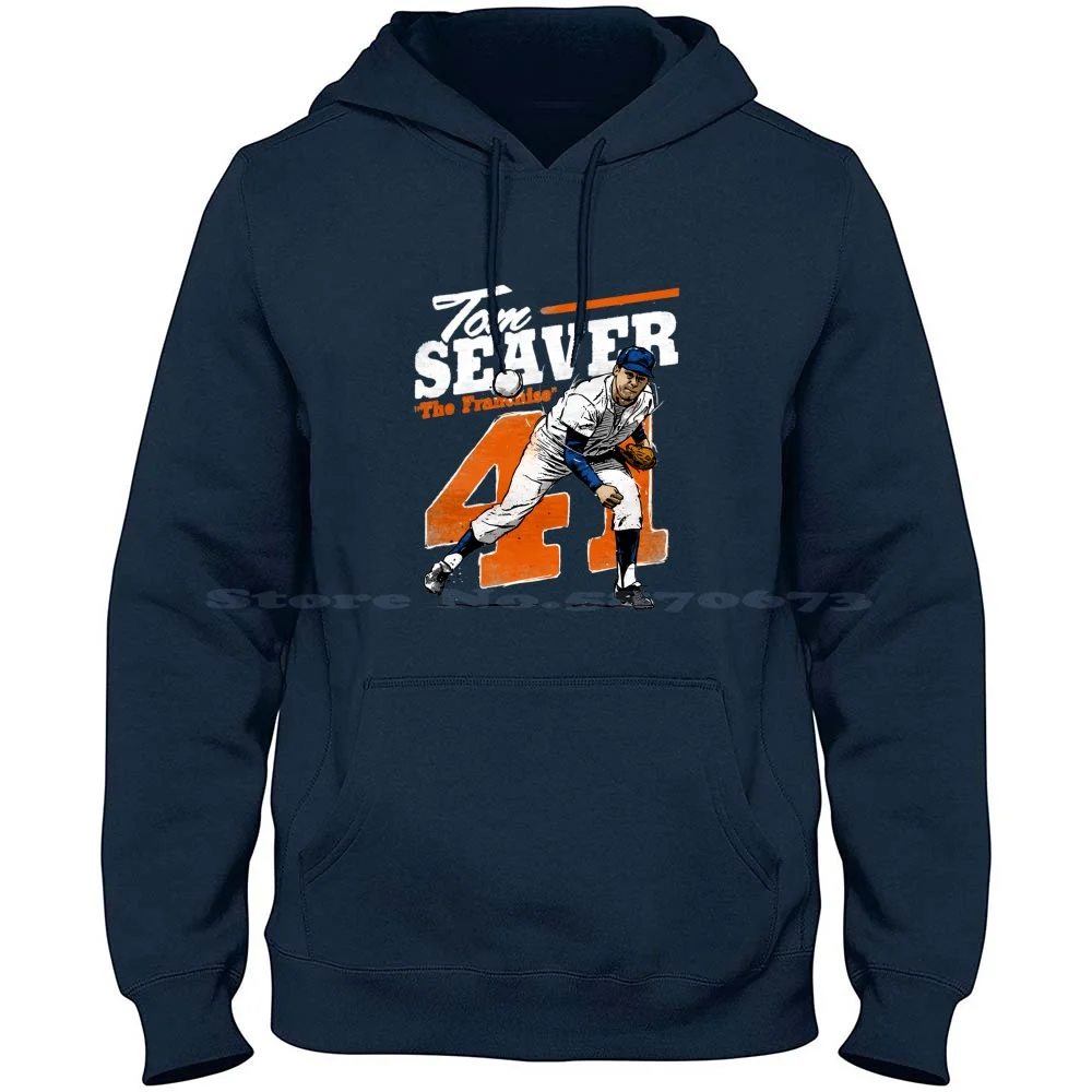 Tom Seaver Retro 100% Cotton Hoodie T Shirt Tom Seaver Kiner Jerrys Wade Boggs Nl East Nym Lets Go Mets Lgm Lfgm Derek Jeter