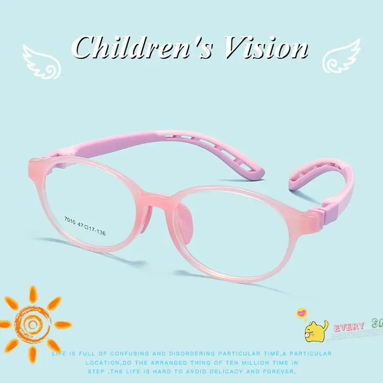 

Children Optical Eyeglasses Frame Kids Myopia Student Eye Glasses Super Light TR90 Spectacle Frame For Boys Girls Clear Lens