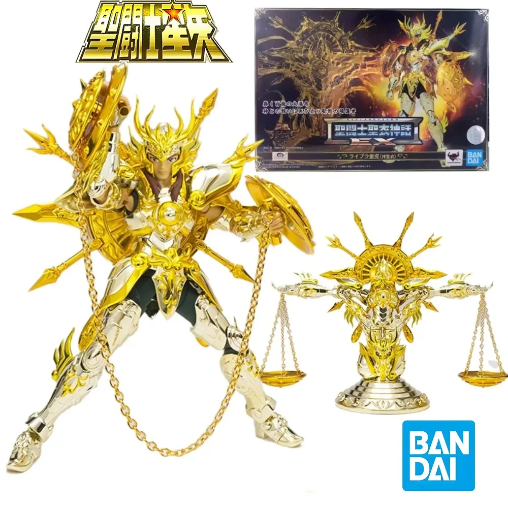

In Stock BANDAI Saint Cloth Myth EX Libra Douko God Cloth Saint Seiya Soul of Gold Anime Action Figures Model Toys