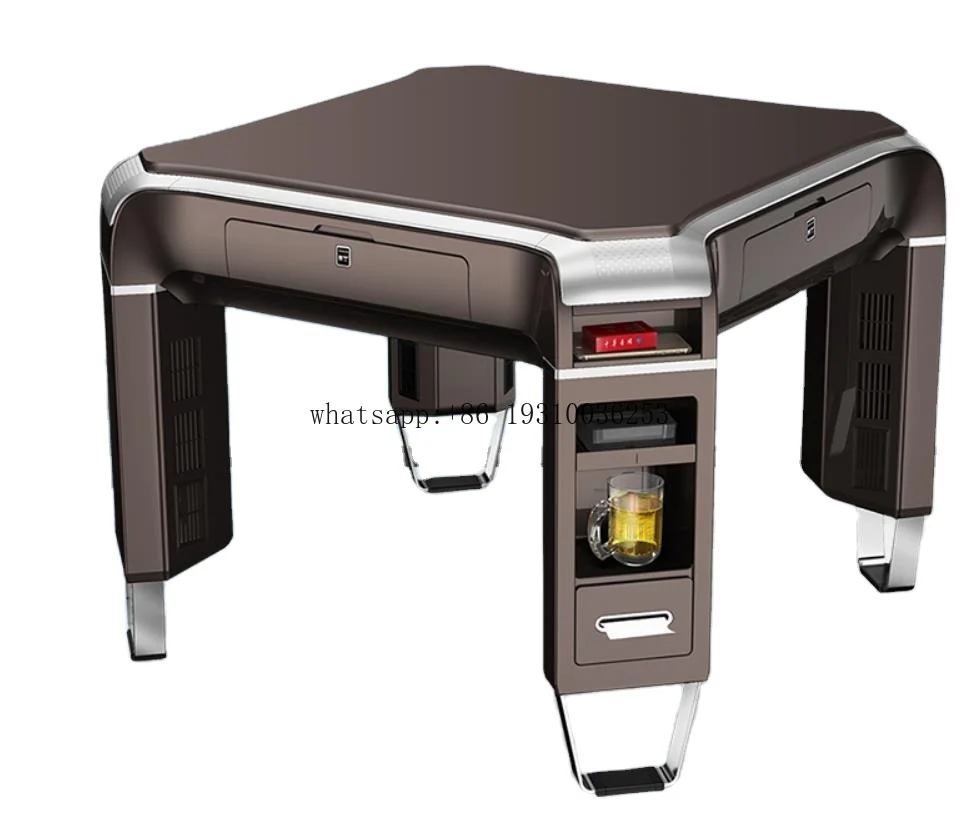 

Folding Automatic Mahjong Table With Heating Function / Mahjong Table With Mobile Charge
