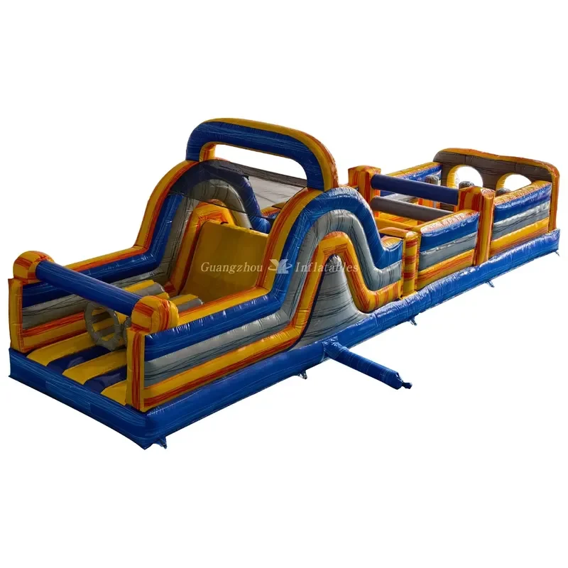 Race Game Inflatable Obstacle Course Funny Large Inflatable Combo New Popular