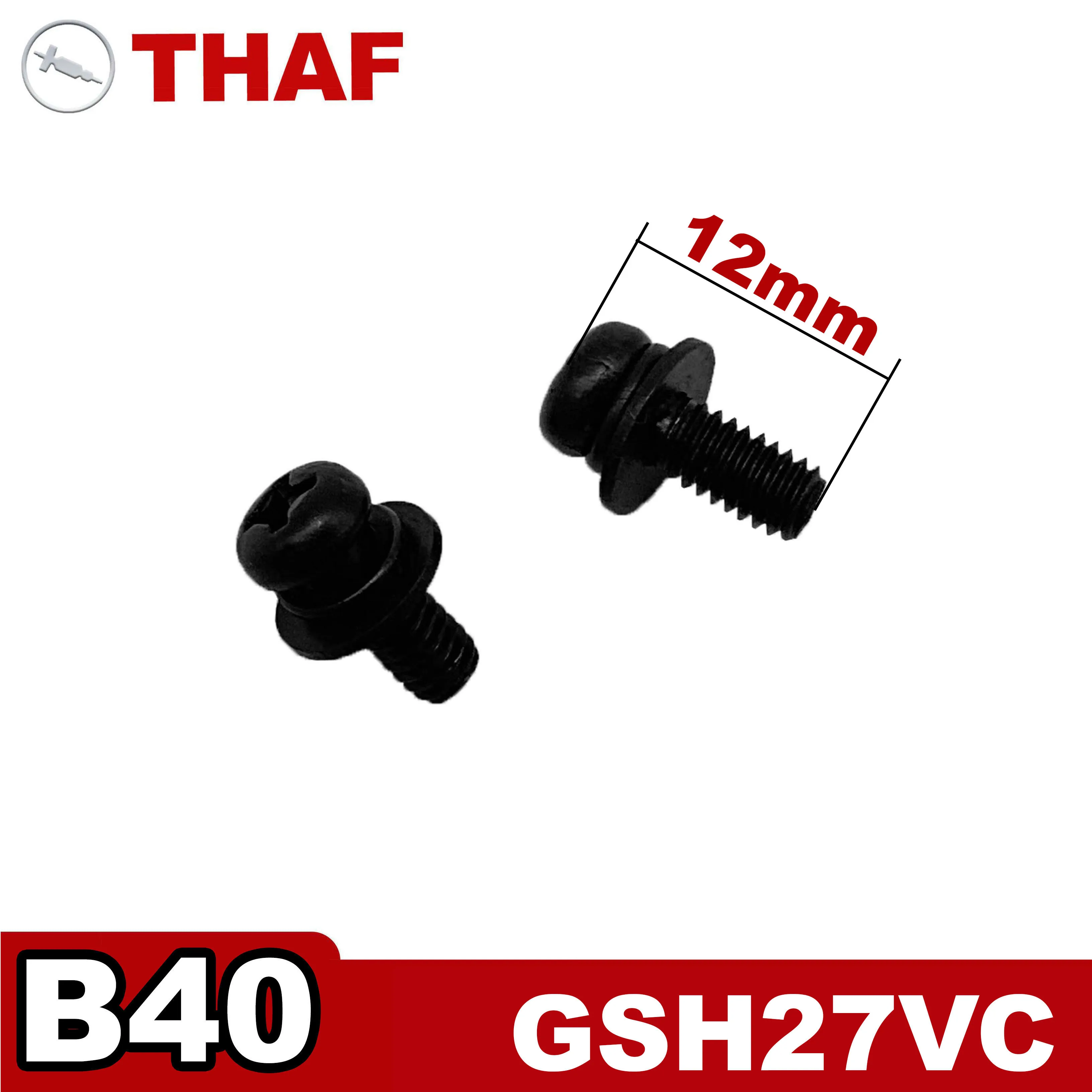 Torx Oval-Head Screw M4x10  (2pcs/Set) Replacement Spare Parts for Bosch Demolition Hammer GSH27 GSH27VC B40