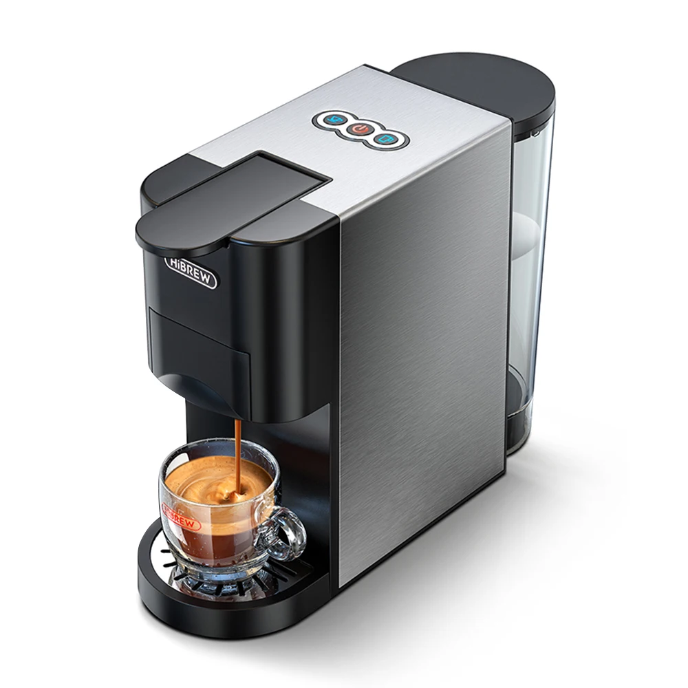 5 in 1 Coffee Machine 19 Bar Pressure Cold/Hot Mode Coffee Maker, LED Indicator,1000ml Water Tank, Anti-dry Protection