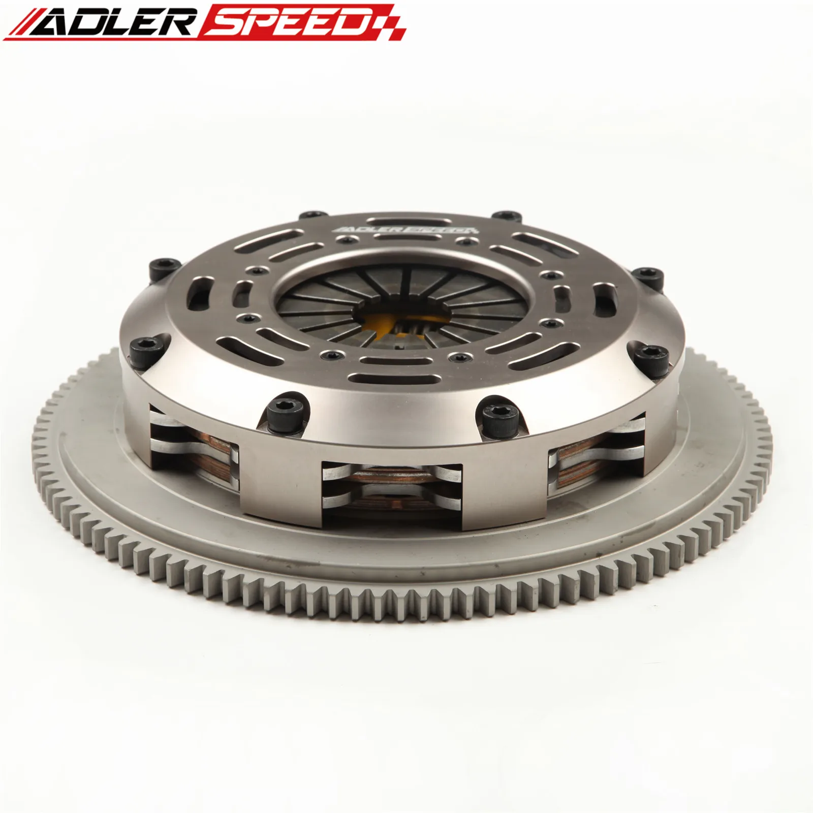 

ADLERSPEED RACING & STREET CLUTCH TWIN DISC KIT FOR 1989 - 4/1992 Plymouth Laser RS 2.0L Turbo FWD 6-Bolt