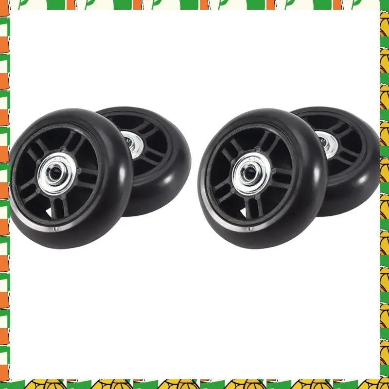 Professional Tool 2 Pair Universal Swivel Luggage Suitcase Wheel Replacement Caster Luggage Wheel Replacement Luggage Accessorie