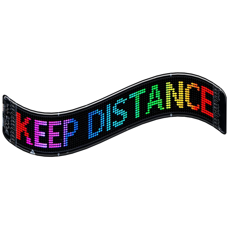 Demon Eyes Car LED Logo APP LED Matrix Pixel Panel Night Light DIY Programmable Flexible LED Display for Car Truck Accessories