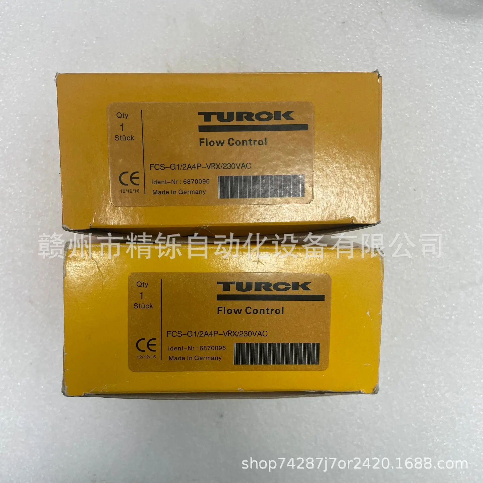 

2025 Turck FCT thermal conductivity flow switch, FCS-G1/2A4P-VRX24VDC, negotiable spot