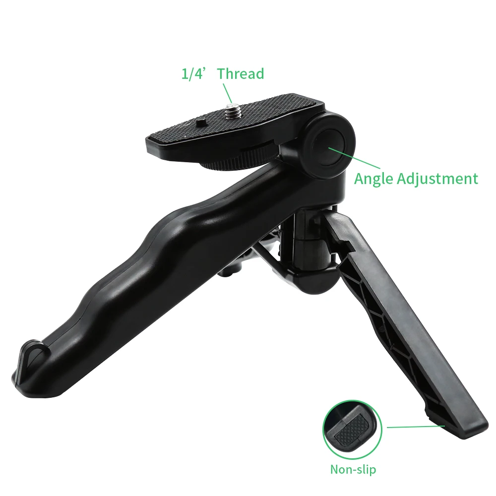 Handheld Grip Phone Camera Tripod Holder Selfie Stick Handle Stand For Gopro Gopro Insta360 Sjcam iPhone Xiaomi Samsung Bracket