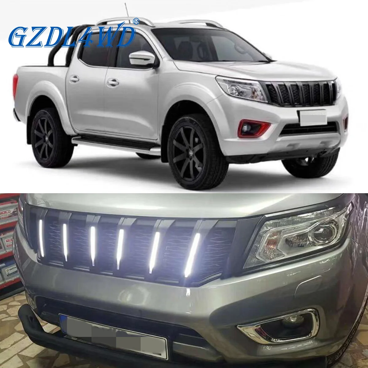 

GZDL4WD 4x4 auto part BUMPER Grille front grill for NP300 2015-2019