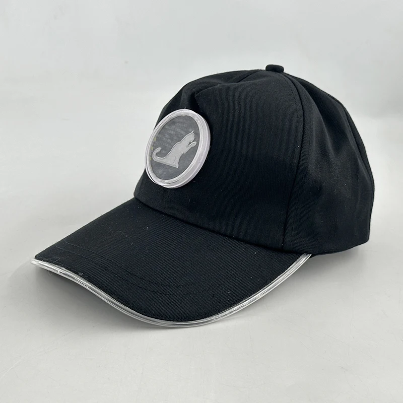 Nowe Czapki z Daszkiem Bejsbolówki Logo Zwierzęca Czapka Fluorescencyjna Czapka Męska Damska Dekoracja Świecąca Czapka Nocna Migająca w Ciemności
