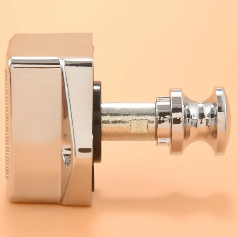 FULL-10 Pcs Push Button Keyless Lock Latch Cupboard Caravan Lock For RV Drawer Cabinet Doors Thickness 15-27Mm