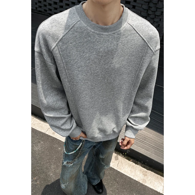 Men's  Spray Paint Sweatshirt Long Sleeve Raglan Sleeve Streetwear Graffiti Pullover Oversized Hip Hop Alternative Tops for Men