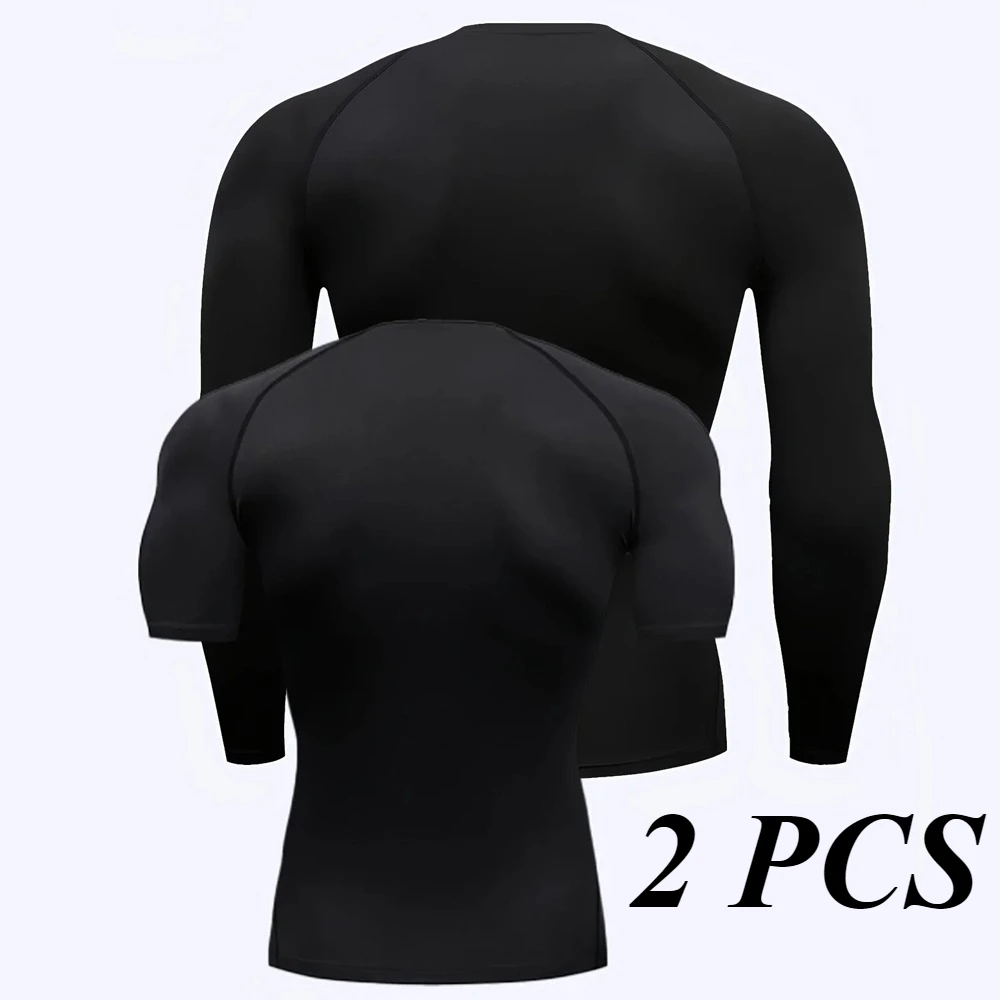 Sports Compression Shirt Fitness Long Sleeve Men and Women Stretch Quick Dry Top Body Shape Basketball Running Training T-shirt
