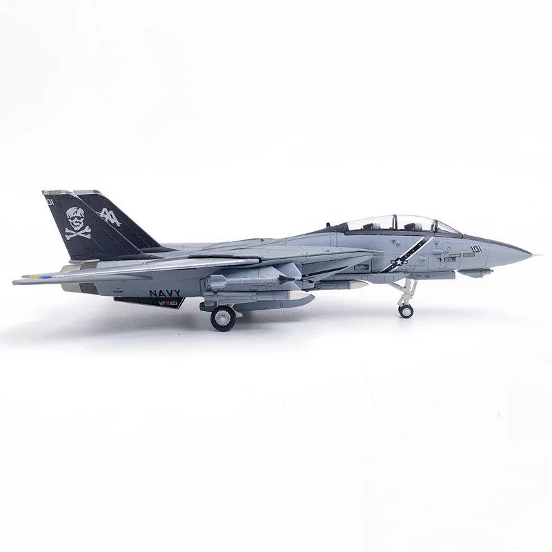 

Diecast American F-14B Militarized Combat Tomcat Fighter Alloy Model 1:100 Scale Toy Gift Collection Simulation Display