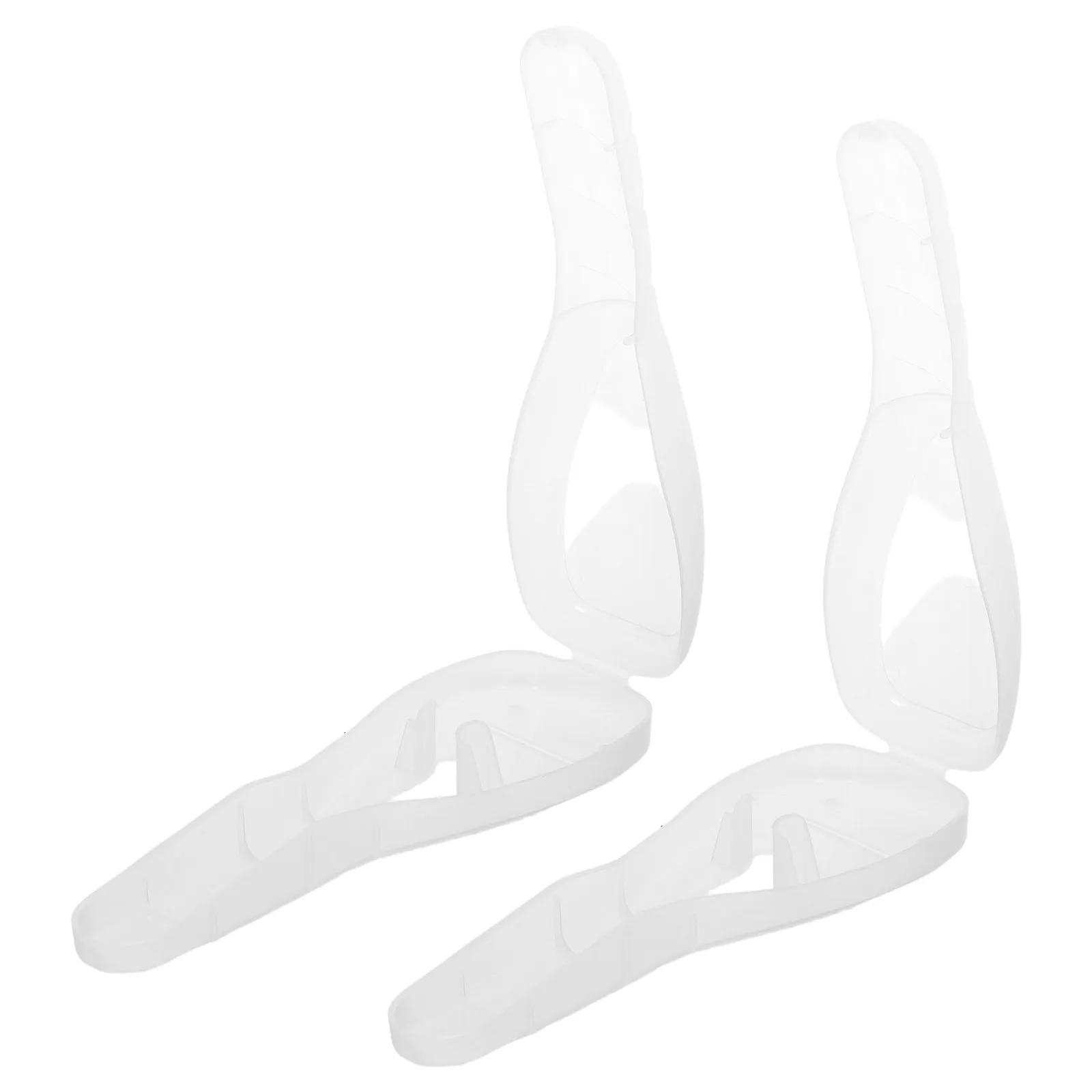 

2 шт. пластиковых защитных чехлов для бритв из прозрачного полипропилена, дорожный футляр для бритв для женщин и мужчин, для удаления волос и бритья, компактный