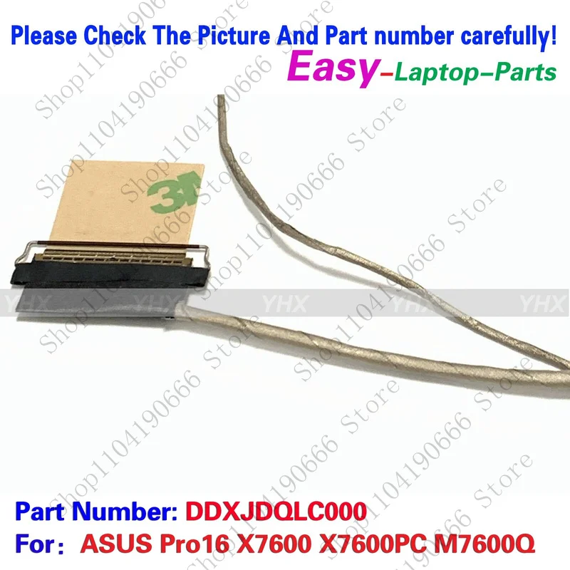Новый кабель Bd для ASUS Pro16 X7600 X7600PC M7600Q EDP DDXJDQLC000.