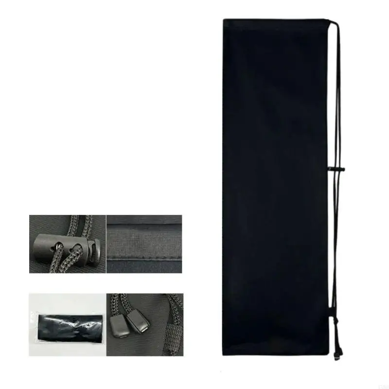 

Soft Rackets Storage Case Spring Lock Fastener Elastic Drawstring Sport Accessor 4XBB