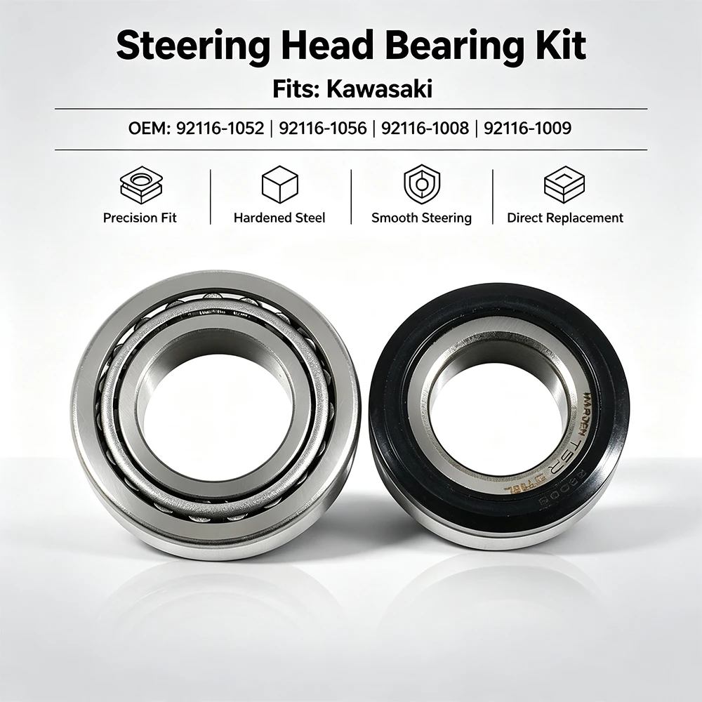 Motorcycle Steering Head Bearing For Kawasaki EX400 GPZ500 GPZ500S GPZ400S EX500 Ninja KDX125 KDX125SR 500 500R 92116-1056
