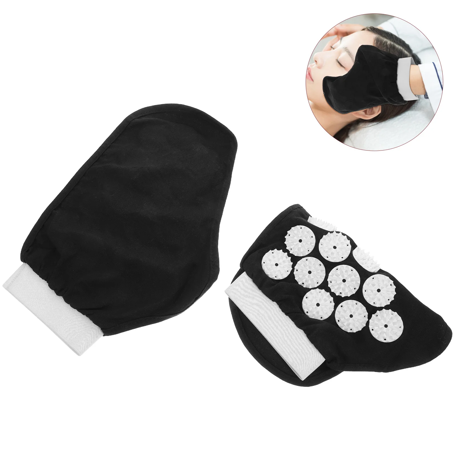 

1Pair Spike Acupressure Massage Gloves Comfortable Hand Massager Yoga Relief Manual Massage Mitts Portable Handheld Gloves