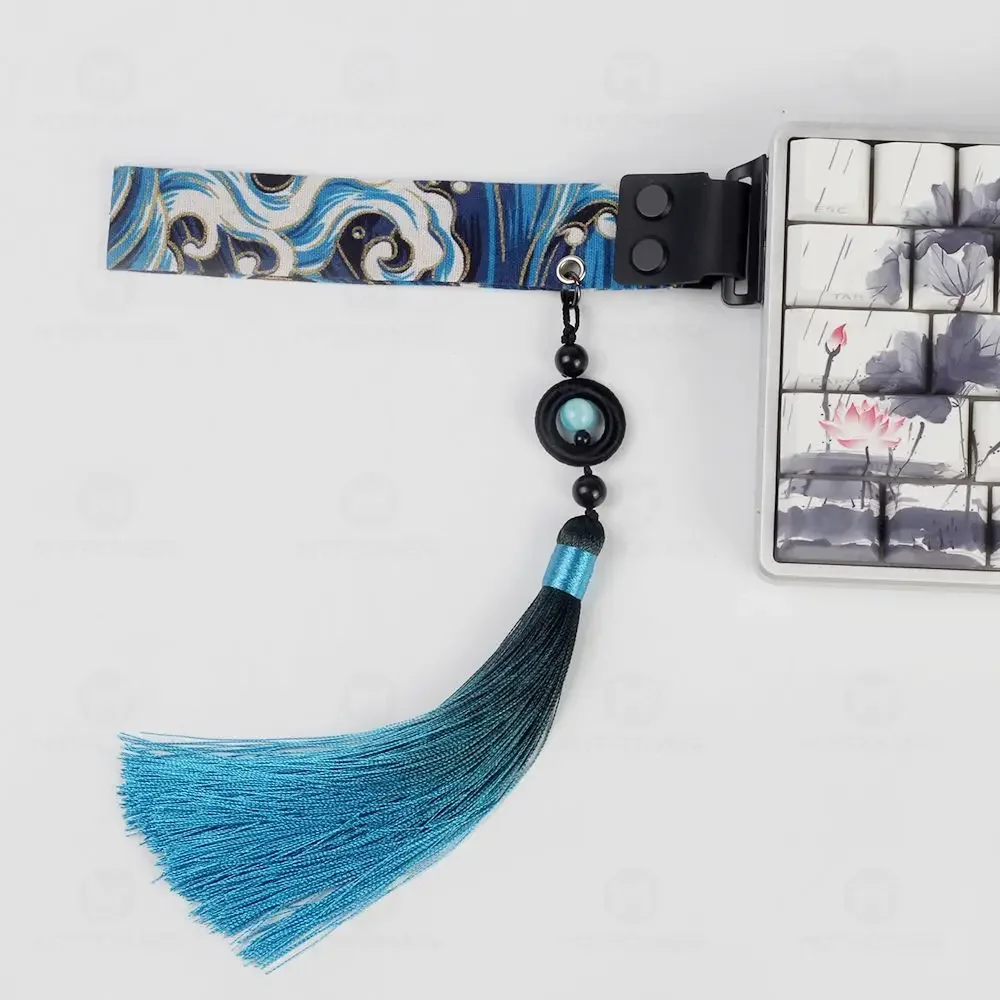 Keyboard Ribbon Mechanical Keyboard Strap Customization Magnetic Axis Keyboard Strap Wooting Atk68 Drunkdeer Decor With Tassels