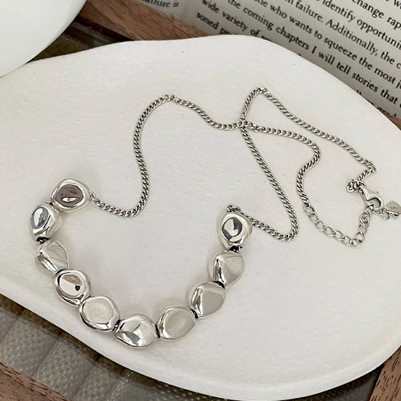 FOXANRY Vintage Punk Necklace Party Jewelry Charm Women New Fashion Simple Irregular Geometric Holiday Beach Accessories Gifts