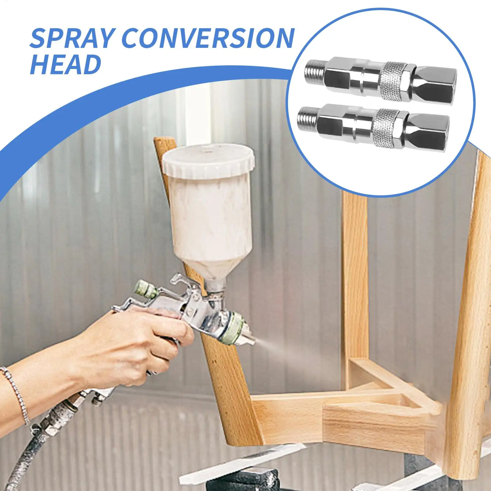 

Swivel Joint Adapter High Pressure Sprayer Connector Rotatable Lightweight Sprayer Swivel Joint Adapter For Kitchen Lawn Yard