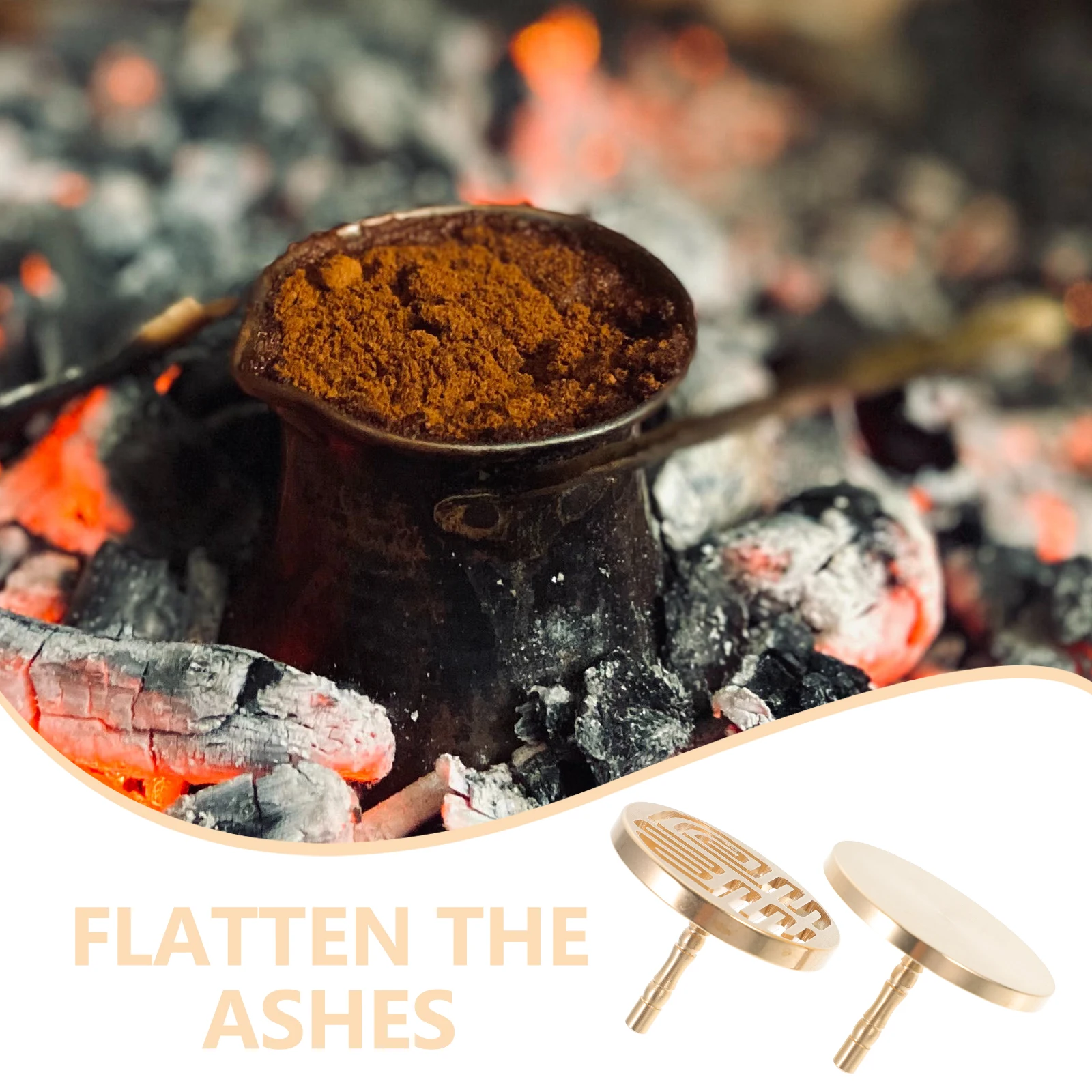 

1 set 1 Set Of Copper Ash Press Seal Shaping Mold For Tea Room Supply Household Incense Making Accessory Incense Burner Tool