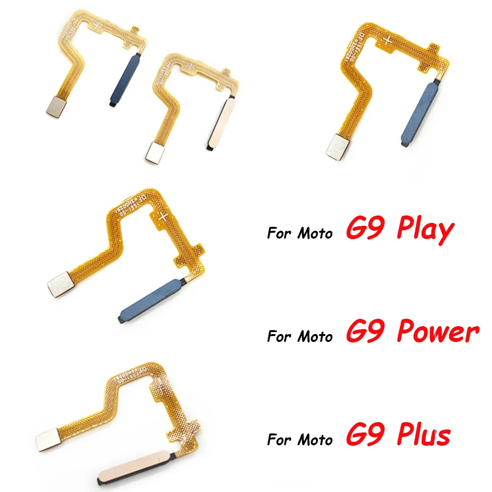 Home Side Power Button Touch ID Fingerprint Finger Sensor Scanner Flex Cable For Moto G9 Plus G9 Power G9 Play
