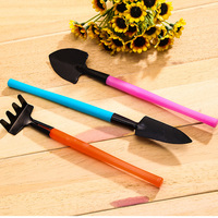 3Pcs Gardening Tools Set Gardening Shovel Small Garden Rake and Hand Trowel Mini Indoor Colorful Garden Tools for House Plants