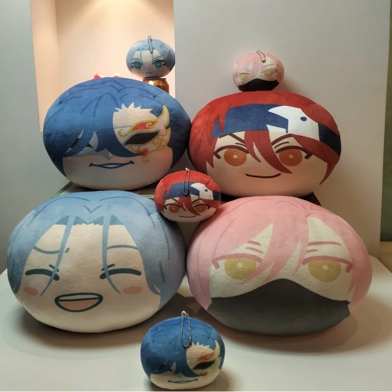 SK8 The Lnfinity Niginigi  Langa Reki Cherry Blossom Miya Adam Omanjuu Niginigi Mascot Squishy Plush Pillow Anime Plush Pendant
