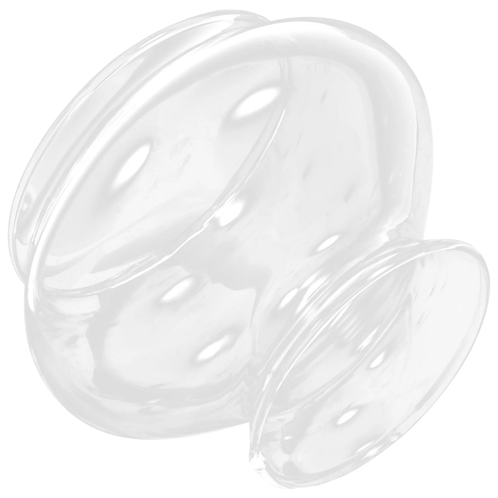 

2Pcs Transparent Glass Oil Lamp Cover Windproof Lamp Protector Decorative Lampshade for Home Glass Lampshade