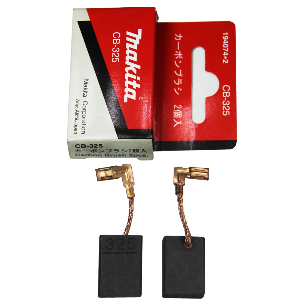 Carbono de Makita Escova as Peças Sobresselentes 16x11x5 mm das Ferramentas Elétricas Cb325 para o Motor Bonde do Moedor 1940742 9554nb 9557nb 9558 o