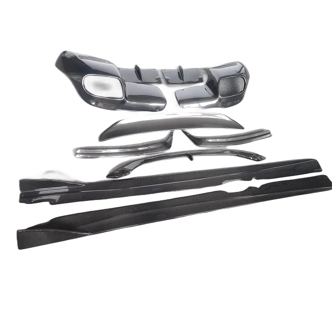 

Wholesale RZ Style Carbon Fiber Body Kit For Ferrari F12 Front Chin Rear Lip Side Skirt Lips
