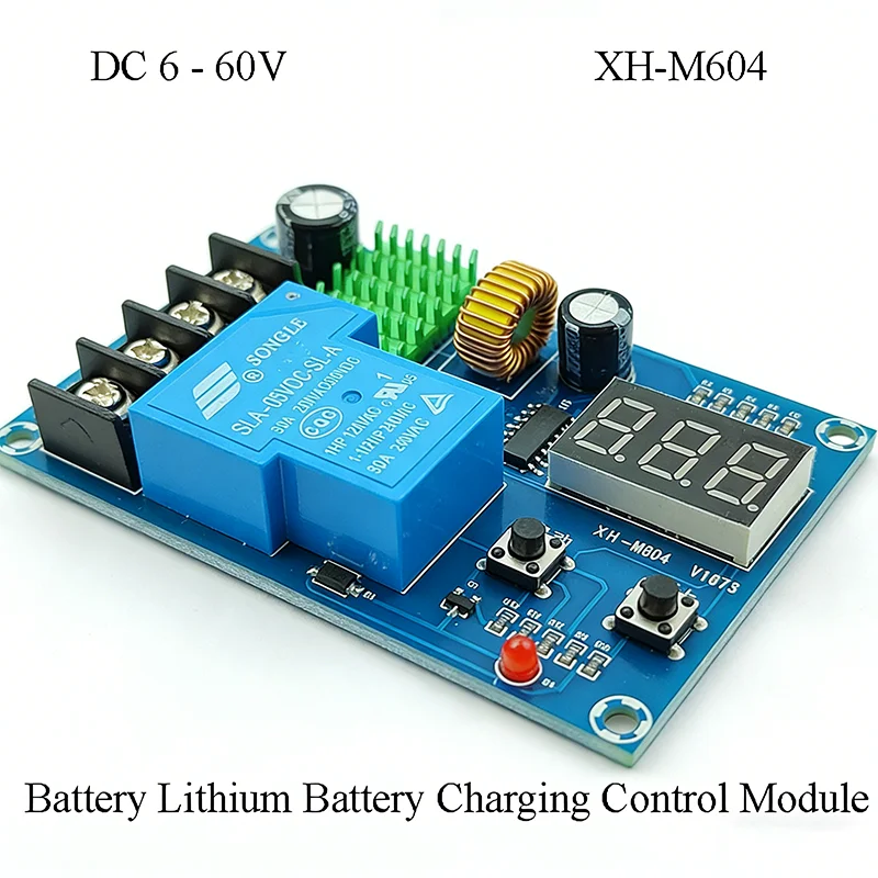 

XH-M604 Digital Universal Lithium Battery Charger Module 6-60V 30A, 48V Lead-Acid Compatible