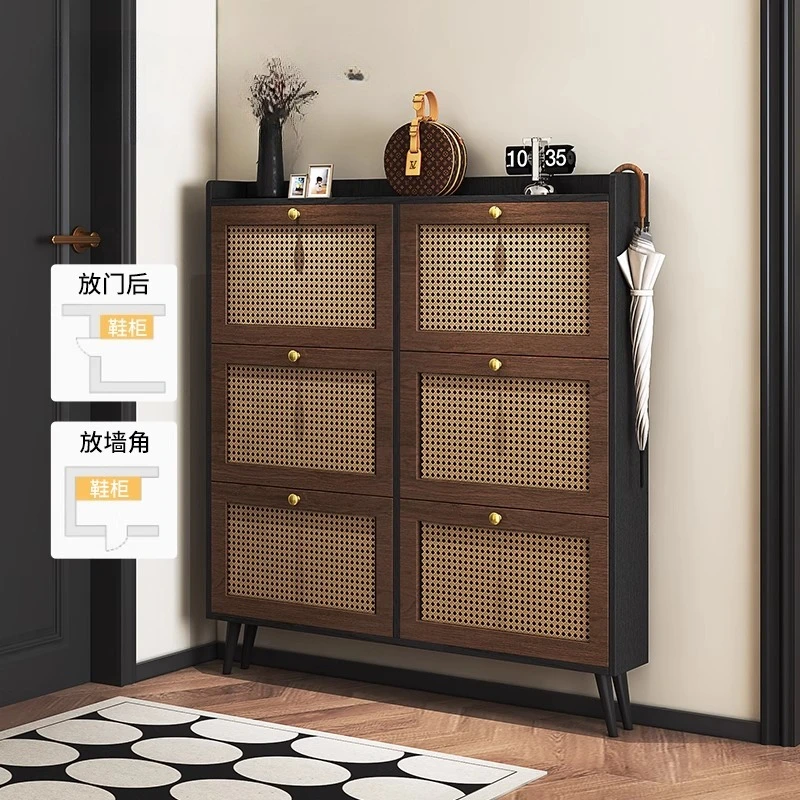 hh-Ultra Thin Bedroom Storage Shoe Cabinets Creativity Narrow Popular Home Doorway Chaises Salle Manger Living Room Furniture^
