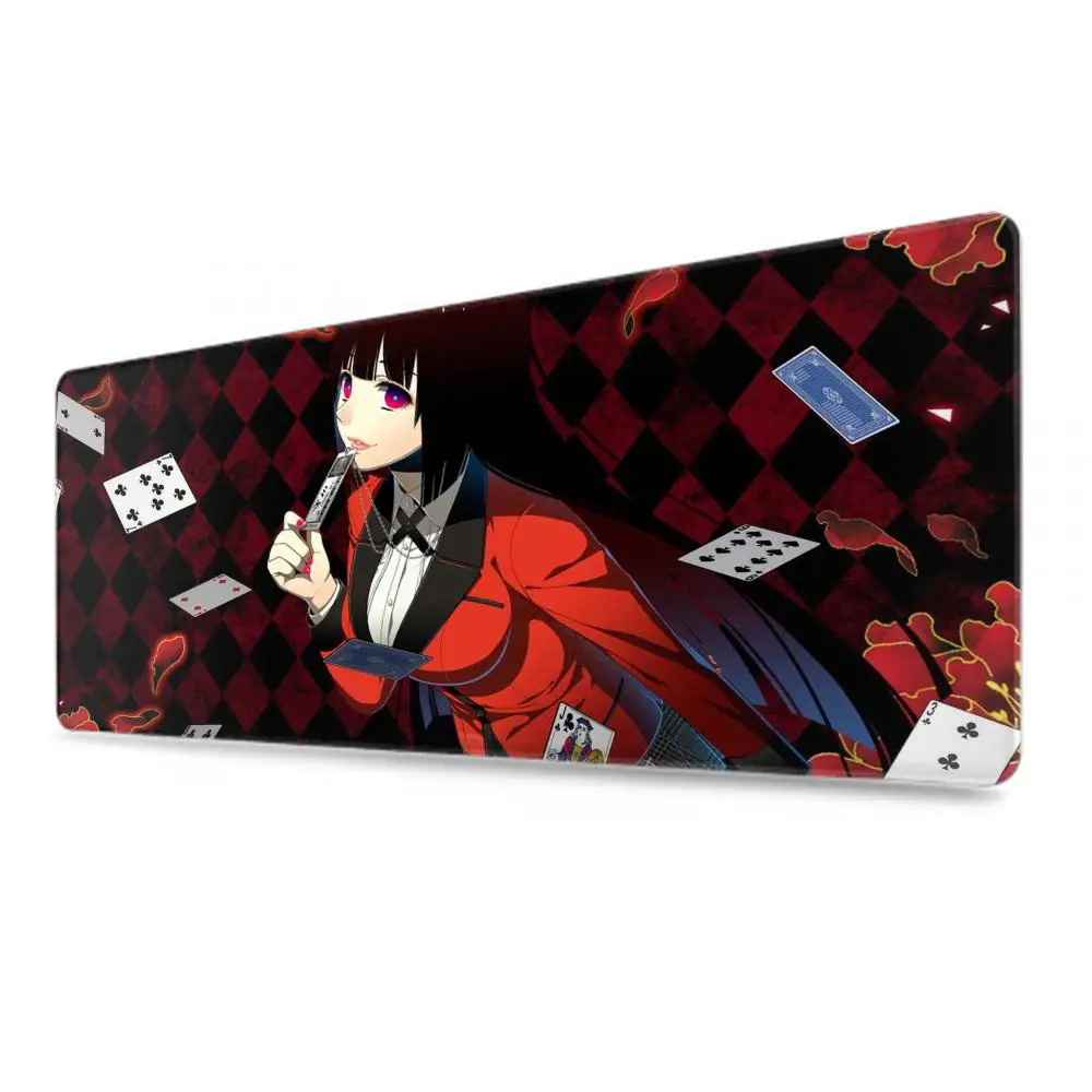 Anime Kakegurui Yumeko Jabami Mousepad HD New Large Mouse Mat Desk Mats Carpet Laptop Natural Rubber Office Mice Pad