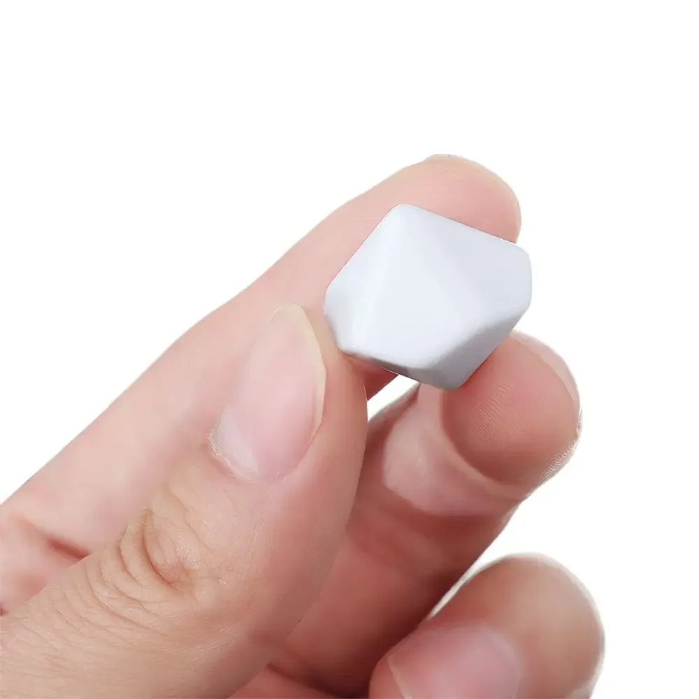 

10 Pcs/lot White Blank Dice 10 Sided Dice Game Accessory
