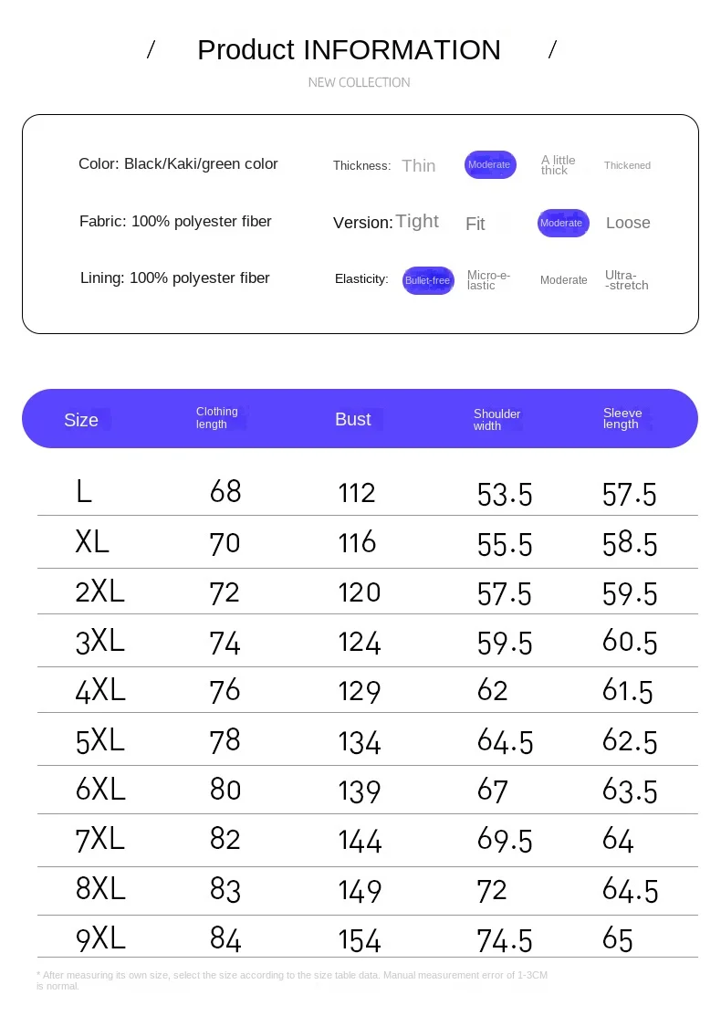 Trendy Pilot Jacket Men's motorcycle Cargo Coat Spring and Autumn New Loose fitting Top Baseball Jersey Plus size 7XL 8XL 9XL