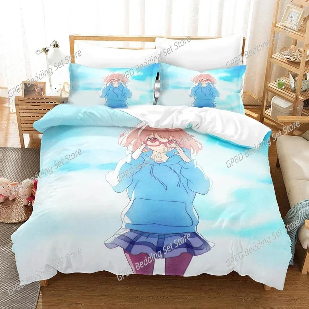 3D Printed Beyond the Boundary Comfortable Duvet Quilt Cover Pillowcase Bedding Set Children Bedroom Decoration Home Textile