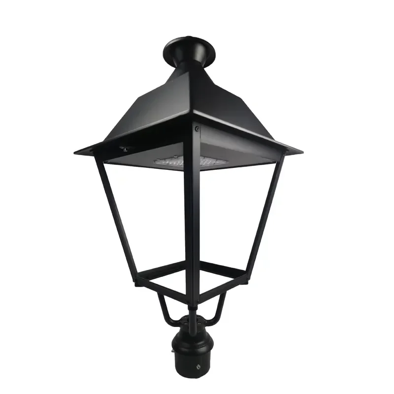 Modern 50W LED Garden Light for Villa 60W Post Top Lamp IP65 Rating Aluminum Body AC Power Supply 3/5 Years Warranty Europe