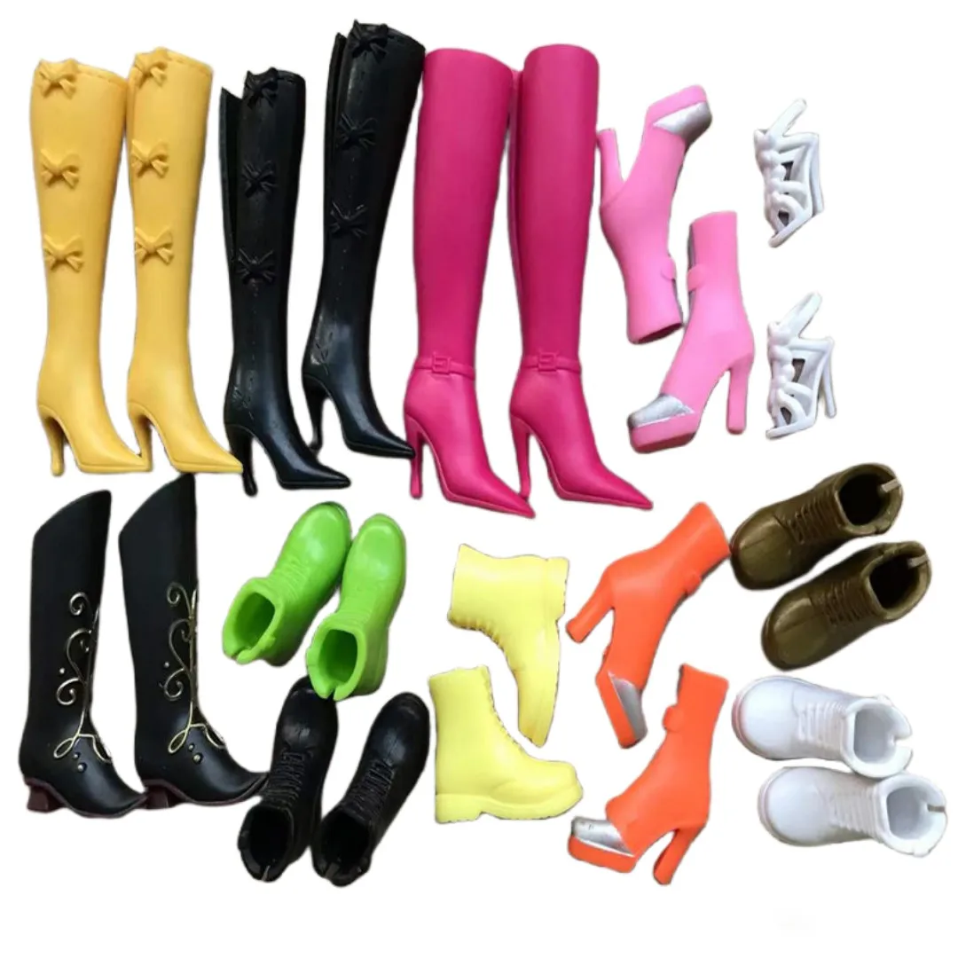 1/6 Doll Shoes Kids DIY Playing Doll Accessories Shoes Original Sandals Doll Colorful  Boots Decors Male Female Doll Parts